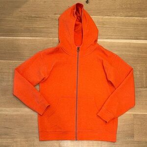 Lululemon All Yours Zip Hoodie Orange Bubble Dot women’s hooded sweatshirt 10